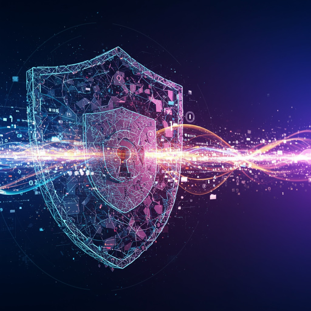 Abstract network security background